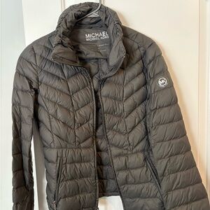 Michael Kors Charcoal Quilted Jacket